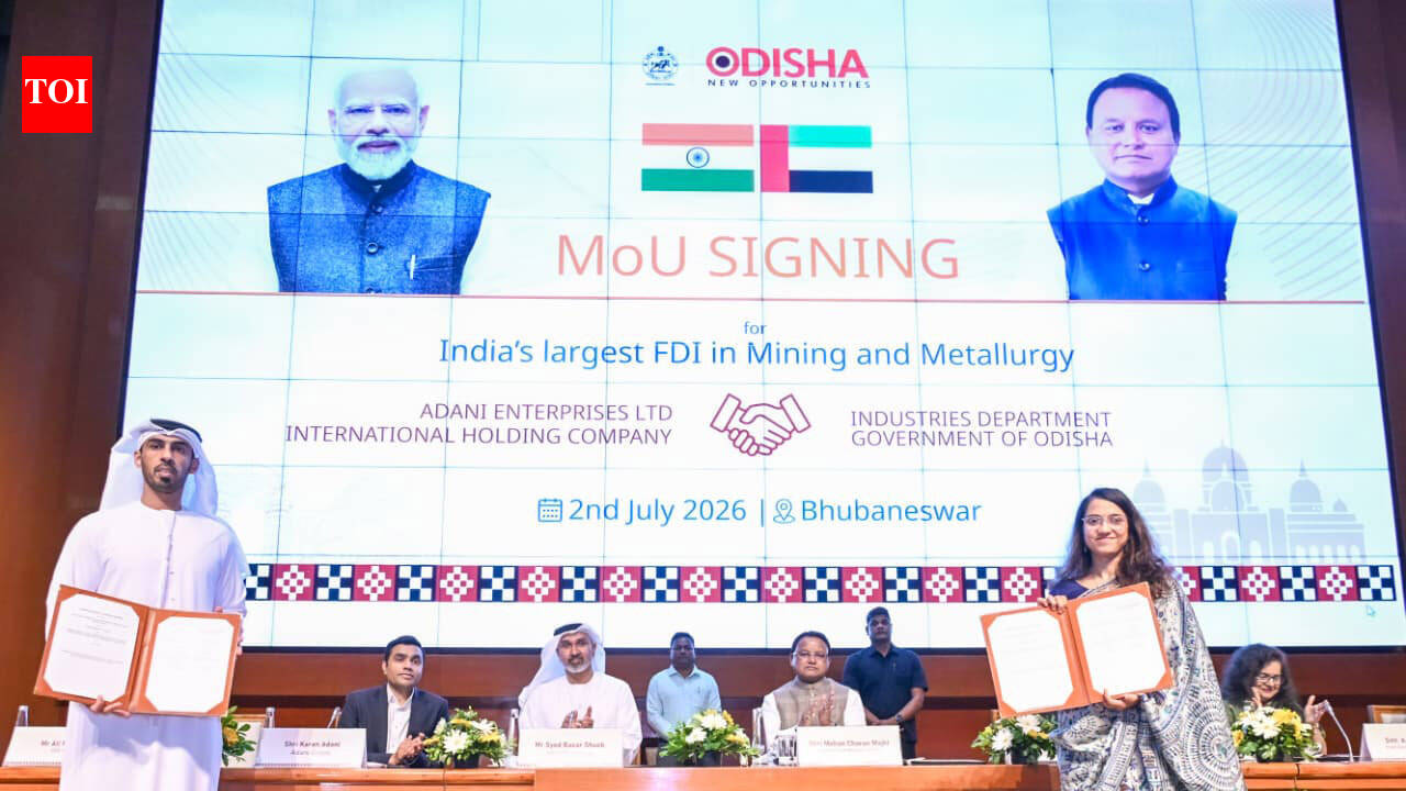 Abu Dhabi firm, Adani Group join hands for Rs 1.1L cr aluminium project in Odisha