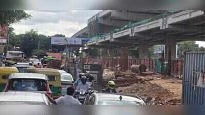 Closed and disrupted service roads in Bengaluru’s Kalyan Nagar add to Outer Ring Road congestion