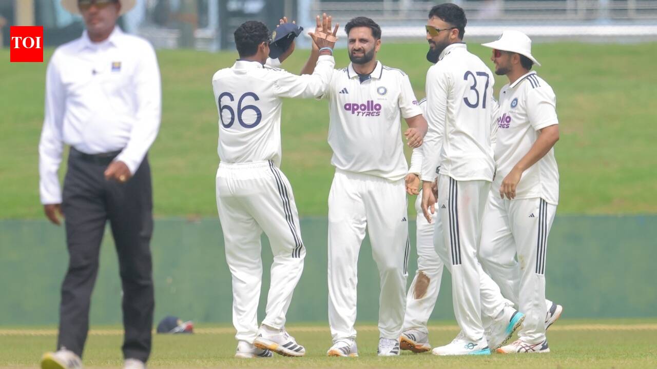 Second unofficial Test: Yash Thakur, Saransh Jain strike twice, but Sahan Arachchige keeps India A at bay