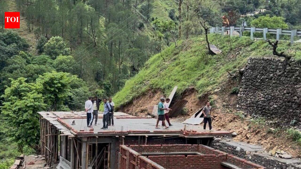 Cracks in under-construction rehabilitation houses raise safety fears in Bageshwar
