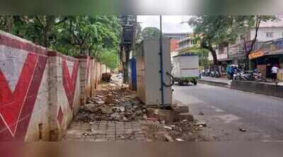 Footpath drive continues in Bengaluru as garbage remains, shopkeepers reclaim space