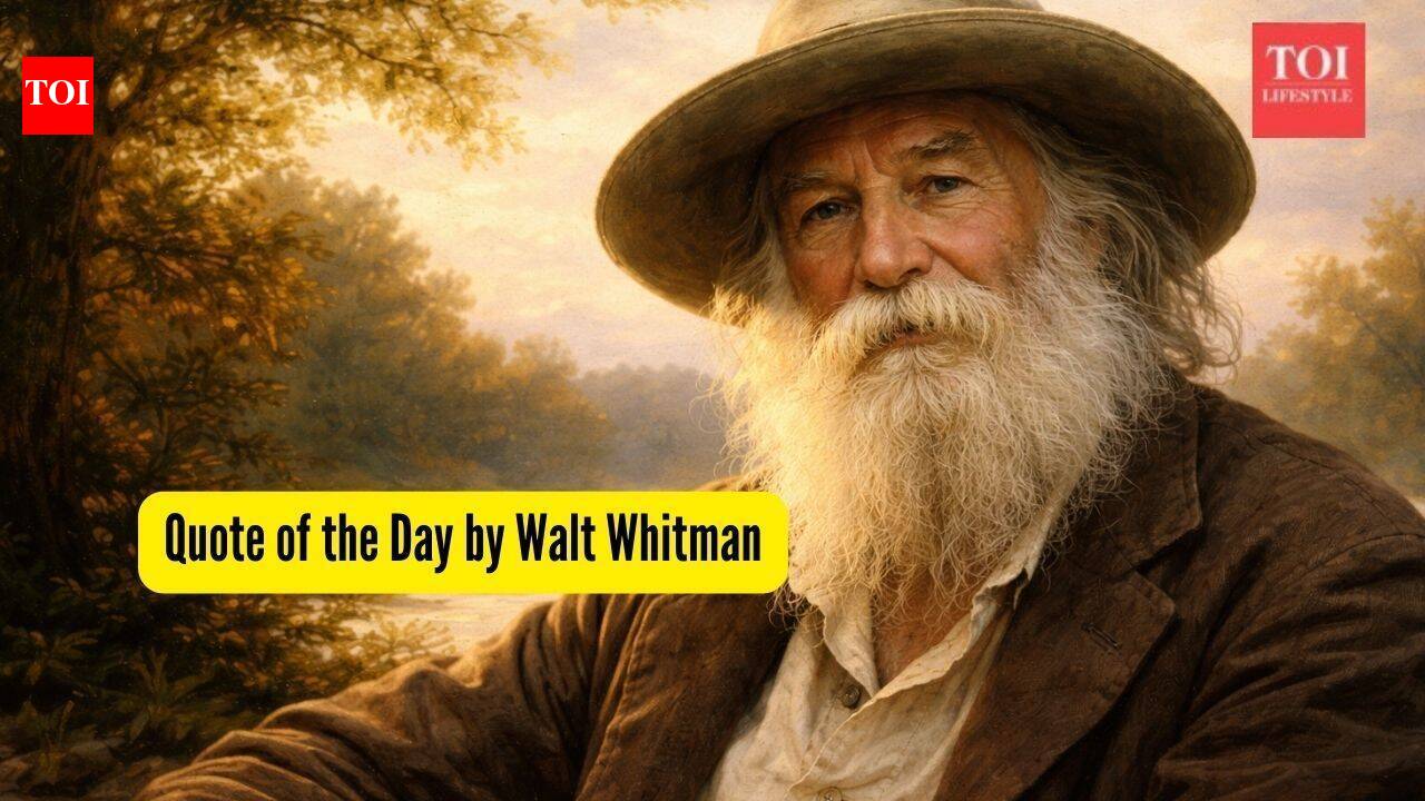 Quote of the Day by Walt Whitman, 