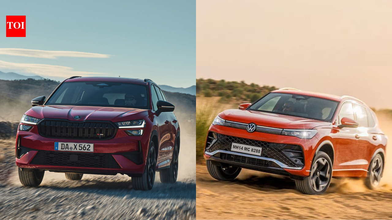Skoda Kodiaq RS vs Volkswagen Tayron R-line: Price, specs, features compared