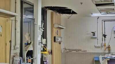 Ceiling chunk falls on bed, Noida Child PGI in ‘critical state’