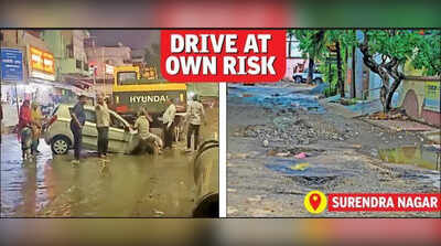 One good spell of rain exposes ugly monsoon planning at city infra sites