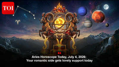 Aries Horoscope Today, July 4, 2026: Your romantic side gets lovely support today