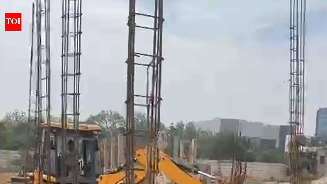 Protected Aravali land cleared of illegal walls, buildings in Gurgaon
