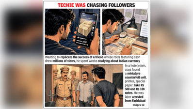 MNC techie printing fake notes at Faridabad hotel wanted to mint followers