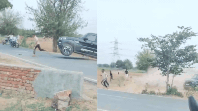 Watch: Man chases ‘police informer’, runs SUV over him