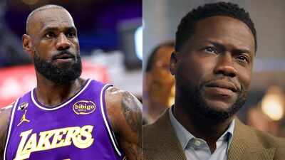  LeBron James trolls Kevin Hart with a hilarious golf gesture in a viral video