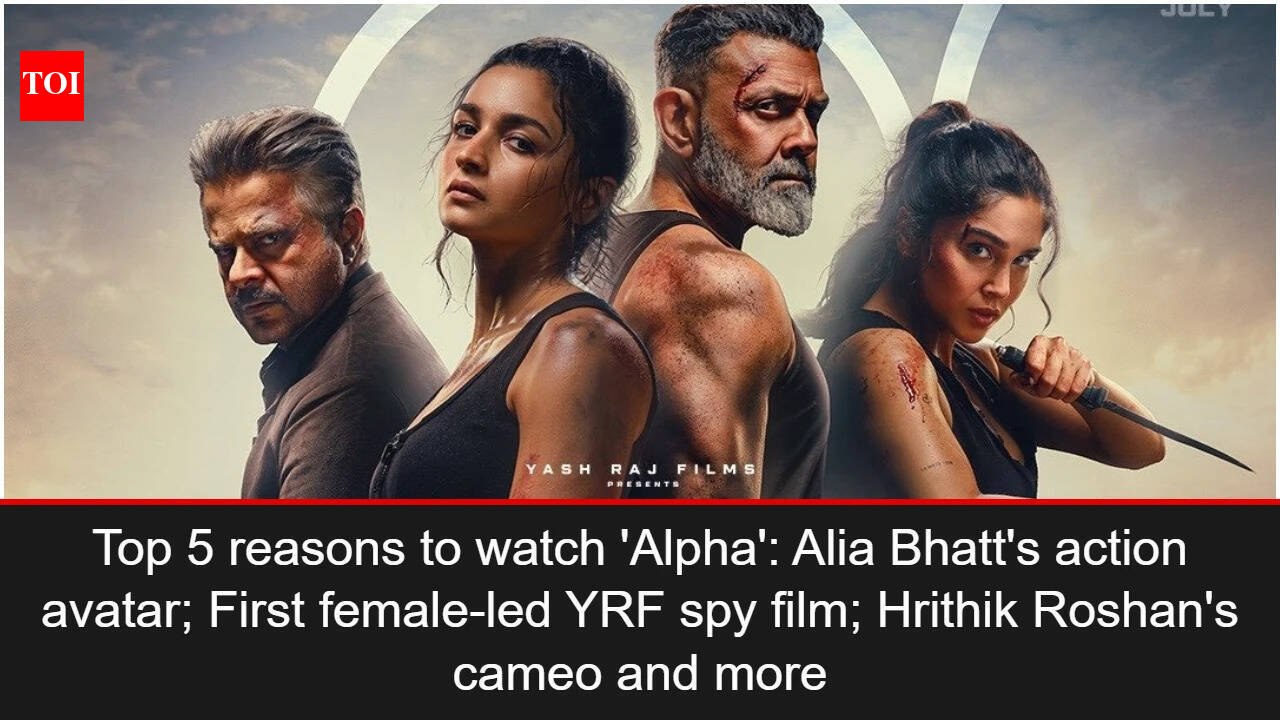 Top 5 reasons to watch 'Alpha': Alia Bhatt's action avatar; First female-led YRF spy film; Hrithik Roshan's cameo and more