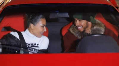 Lewis Hamilton credits girlfriend Kim Kardashian for making him 'happier' ahead of British Grand Prix