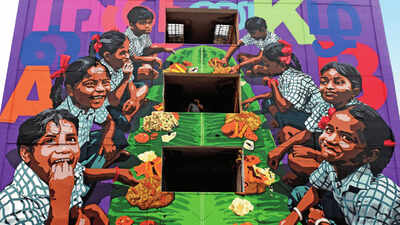 Adding colour to Chennai, one wall at a time!