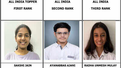  Sakshi Jain secures AIR 1 with 92.75%