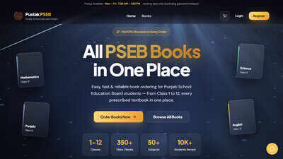 PSEB launches Pustak Portal, offering 15% textbook discount to benefit 12 lakh students across Punjab