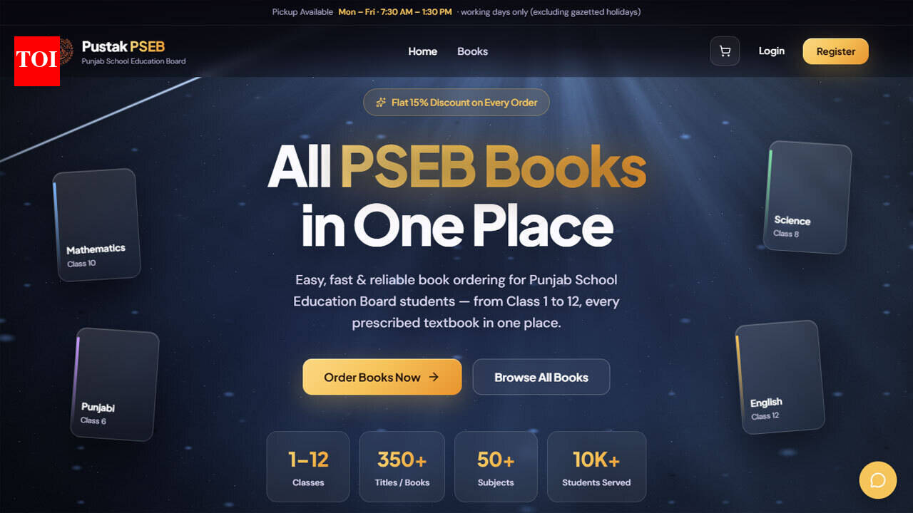 PSEB launches Pustak Portal, offering 15% textbook discount to benefit 12 lakh students across Punjab