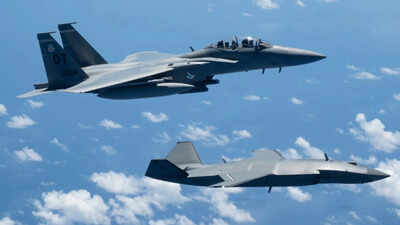 A glimpse of future combat aviation: F-15EX, Ghost Bat team up over Pacific