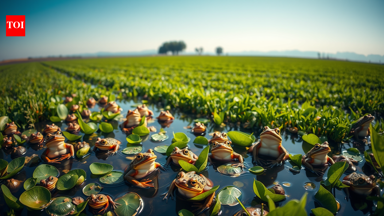 Farmed wetlands in southern Brazil left frogs with more blood-cell damage, and the aquatic species was hit hardest, hinting at a wider hidden cost of agriculture