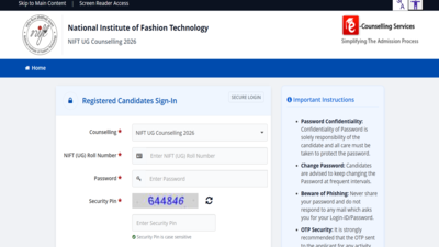 NIFT Counseling 2026 Round 2 Selection Filling Opens: Check Application Steps Here