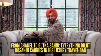 Diljit Dosanjh's bag is as stylish as it is spiritual