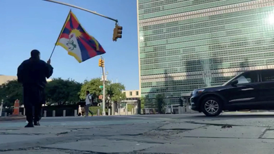 Self-immolation outside UN draws fresh attention to Tibet