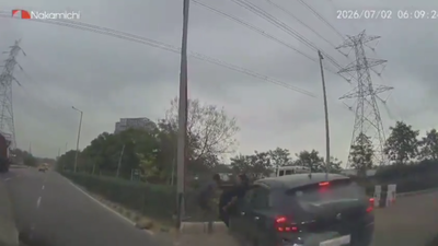 Watch: Noida graphic designer mowed down by speeding Baleno near petrol pump in Gurgaon, driver flees