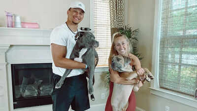 Inside NFL star Patrick and Brittany Mahomes’ $8M Kansas City mansion: Warm, neutral, and dreamy