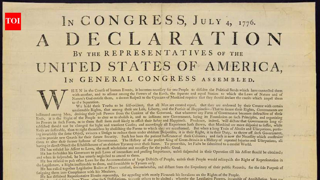 Rare 1776 copy of US Declaration of Independence discovered in London after 250 years