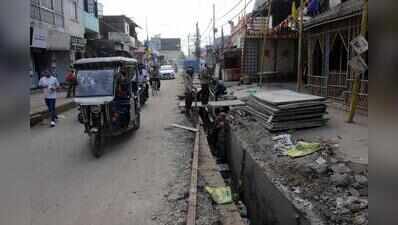 Dug-up roads cloud monsoon readiness in Patna