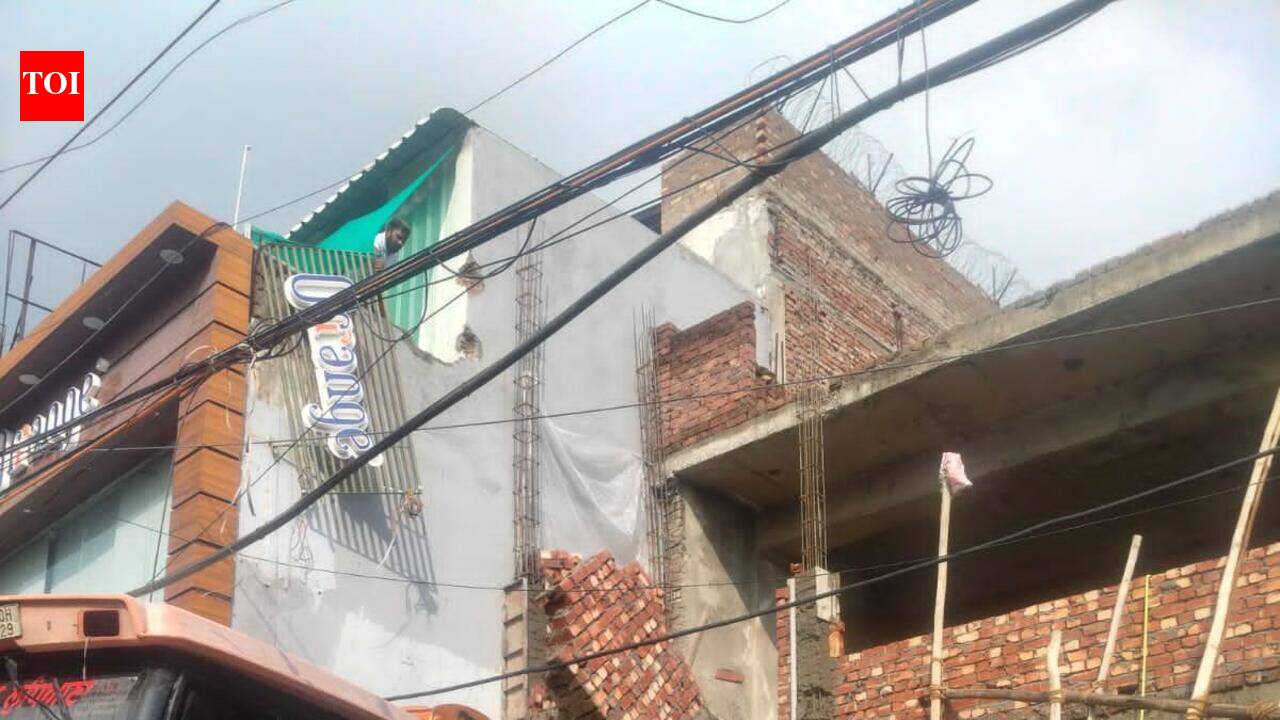 Four illegal commercial buildings demolished in Ludhiana