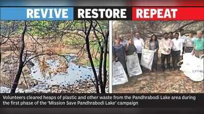 Pandhrabodi Lake Revival Bid On, Volunteers Remove 500kg Waste