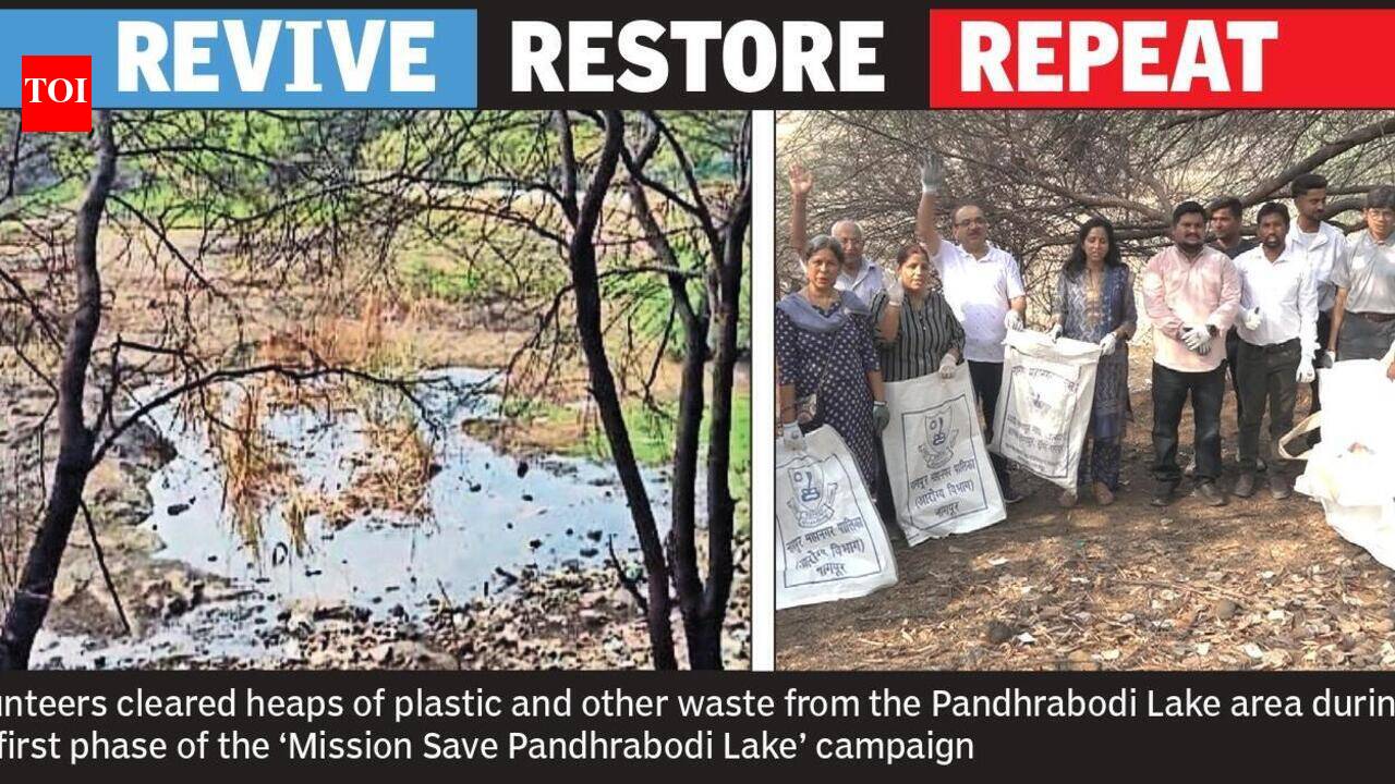 Pandhrabodi Lake Revival Bid On, Volunteers Remove 500kg Waste