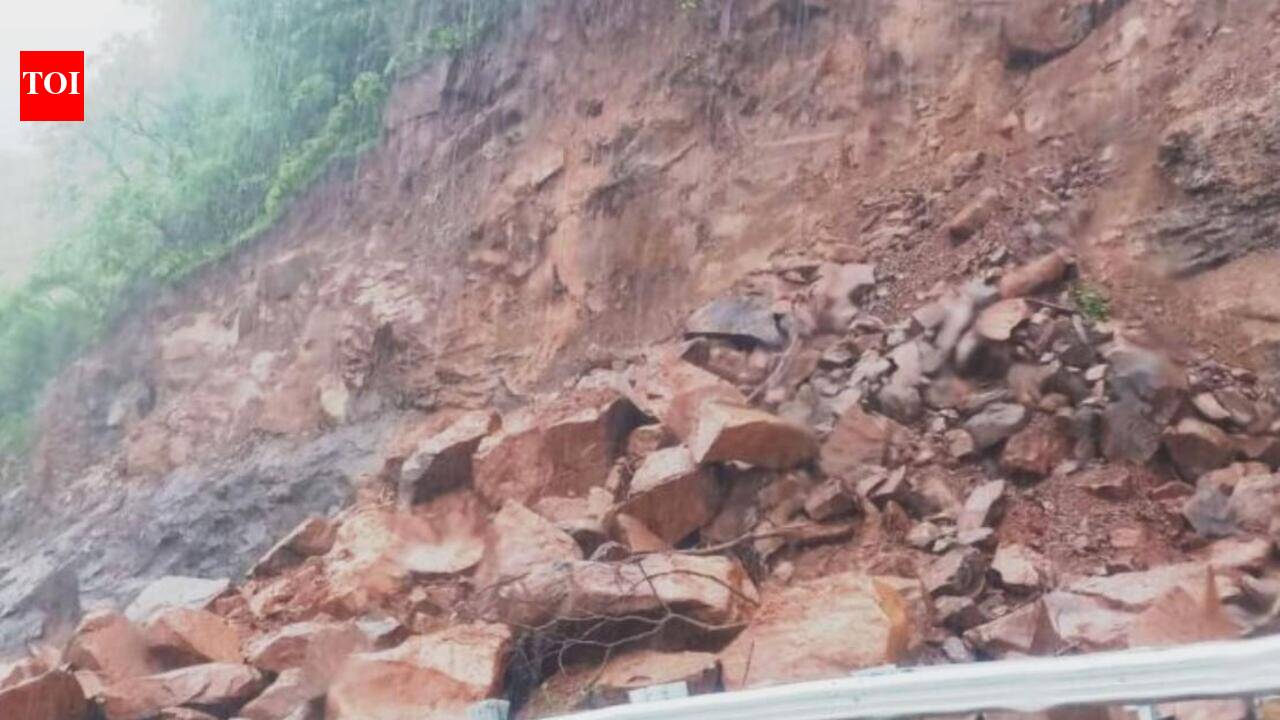 Two die in Malegaon in slab collapse after heavy rain; landslides affect traffic movement in ghats
