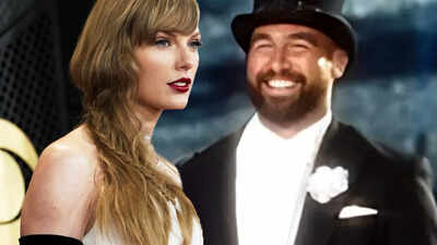 Taylor Swift and Travis Kelce's wedding cake video goes viral; Luxury cake designer teases Swifties with towering box - WATCH