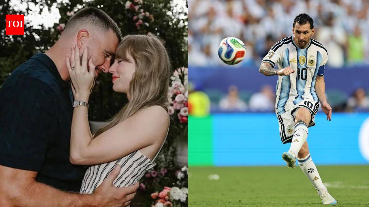 Skip Bayless calls out Taylor Swift's wedding timing for one reason and directly connects it to Lionel Messi: 