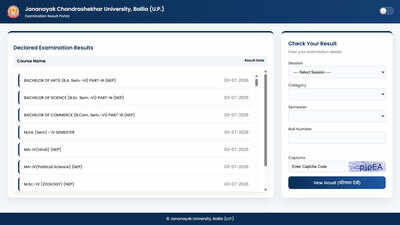 JNCU declares final semester undergraduate and postgraduate results at jncu.in; download here