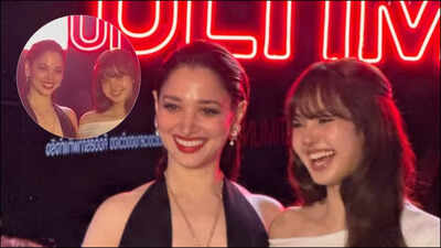 BLACKPINK’s Lisa and Tamannaah Bhatia stun at Bangkok beauty event: Stun crowd with contrasting outfits