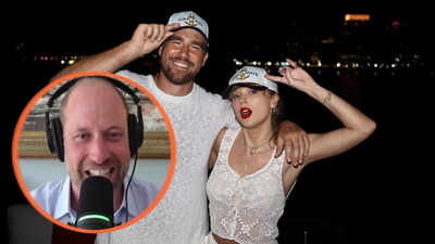 Prince William makes surprise appearance on Jason Kelce's podcast ahead of Travis Kelce and Taylor Swift's wedding