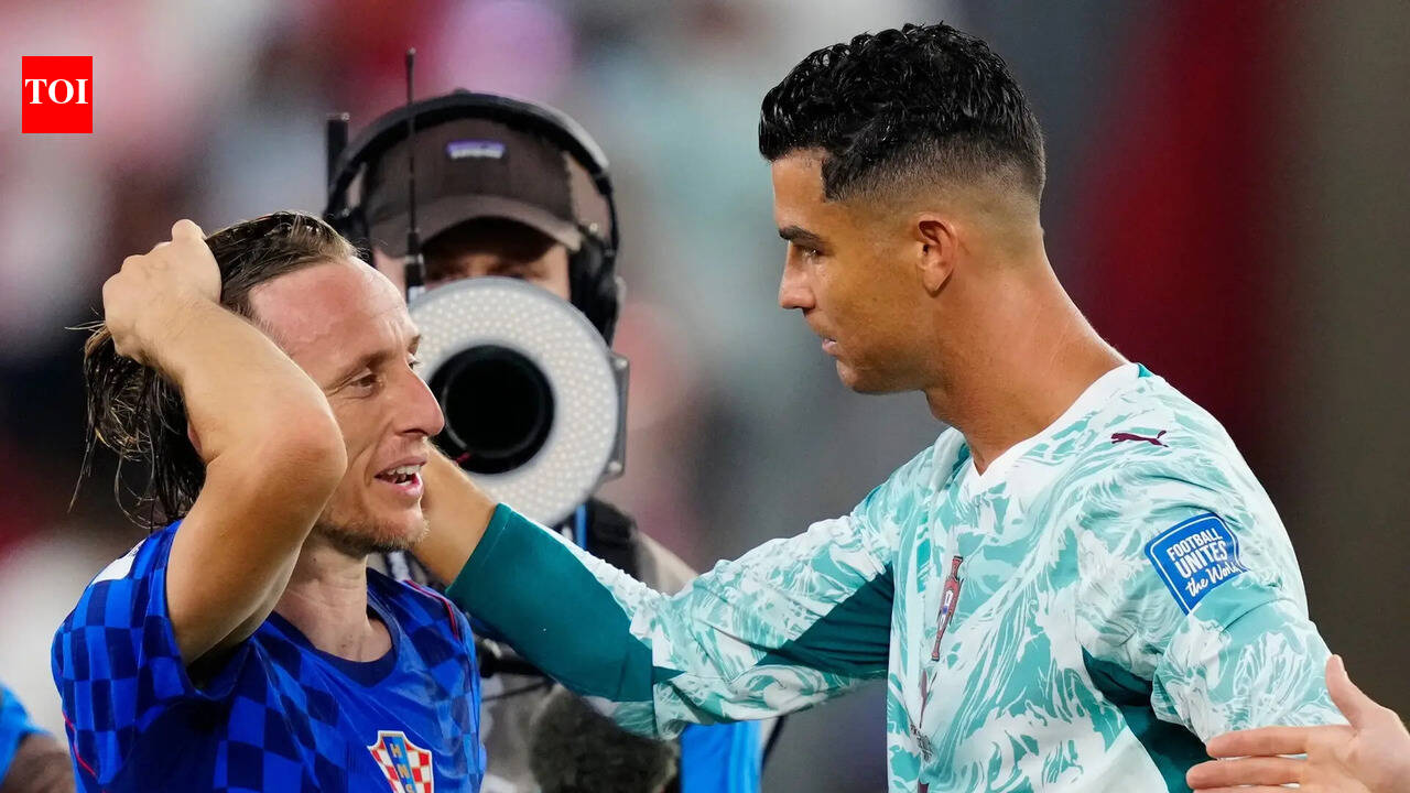 One last dance: Ronaldo and Modric share poignant moment after World Cup classic