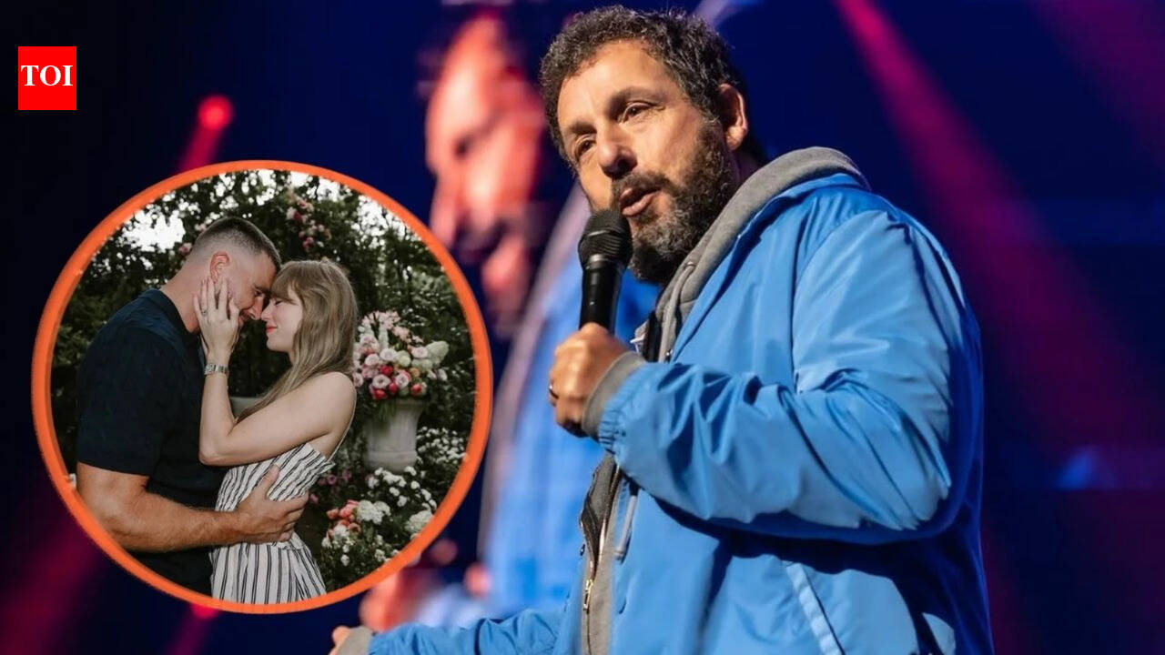 Adam Sandler spent the day shooting hoops before officiating Taylor Swift and Travis Kelce's wedding