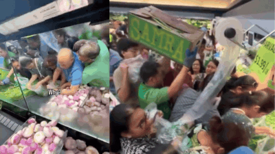  Chaos erupts at the opening of Indian grocery store in New Jersey - watch