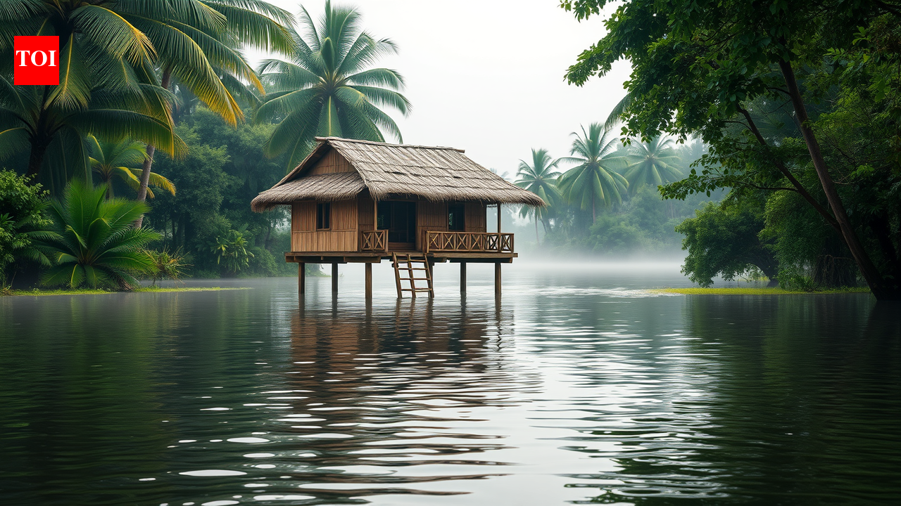 Why houses in the Philippines stand on wooden stilts to survive floods, typhoons and extreme heat