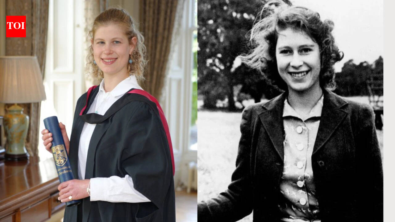 Lady Louise’s graduation photos spark buzz as royal fans see young Queen Elizabeth II in her