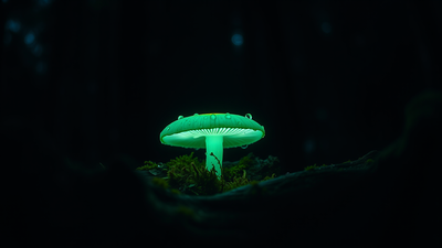 Why some forests in Mexico glow green after sunset, and the tiny fungi behind the eerie light