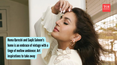 Huma Qureshi and Saqib Saleem's home is an embrace of vintage with a tinge of mellow ambience: Art inspirations to take away