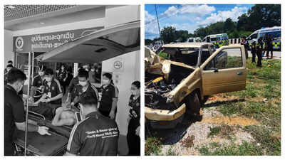 9 Buddhist Monks killed in Thailand after 11-year-old crashes Truck into pilgrimage procession