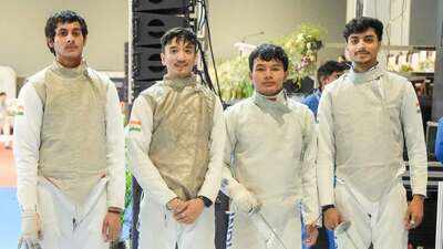 Men's foil team earns Asian Games qualification despite India missing medals
