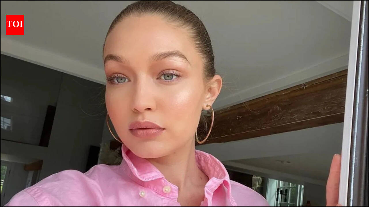 Gigi Hadid stuns in sparkling all-pink vintage gown for bridesmaid duties at Taylor Swift and Travis Kelce's Madison Square Garden wedding