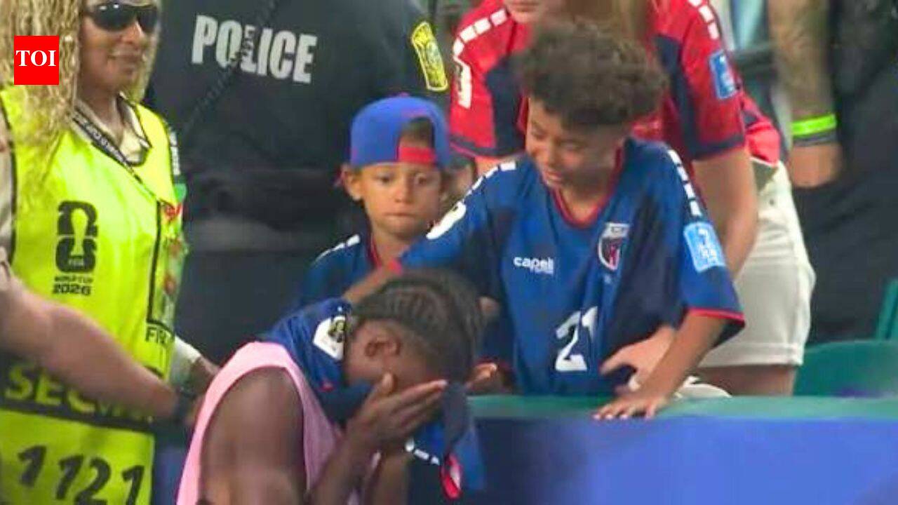 Watch: Heartbroken Cape Verde player Nuno Da Costa comforted by crying son after FIFA World Cup exit