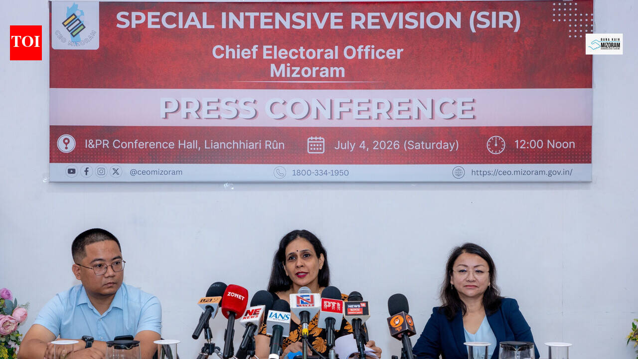 Mizoram draft roll lists 8.29 lakh electors; claims and objections open till Aug 4